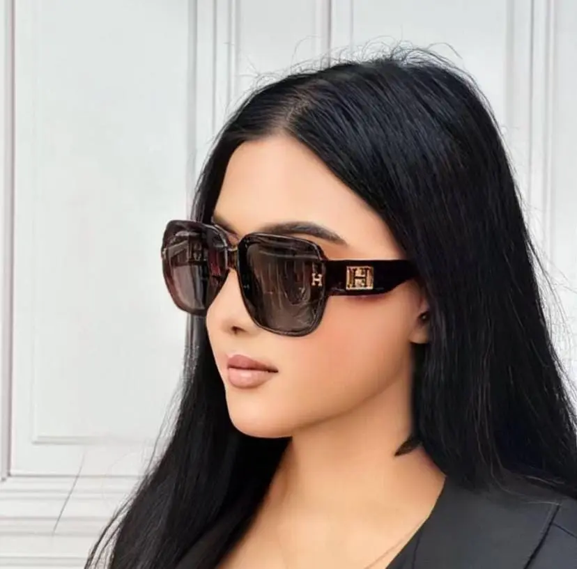 lunettes de soleil rétro PC oversize blanc noir de styliste pour femmes 
